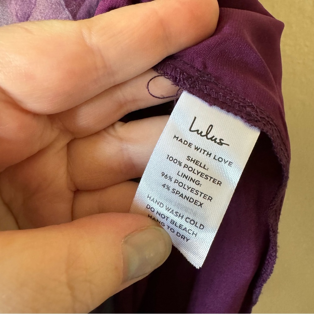 Lulus | Wonderful Waltz Purple Floral Print Strapless Bustier Maxi Dress - Picture 8 of 8